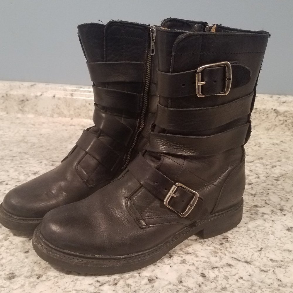 FRYE Belt Strap Boots